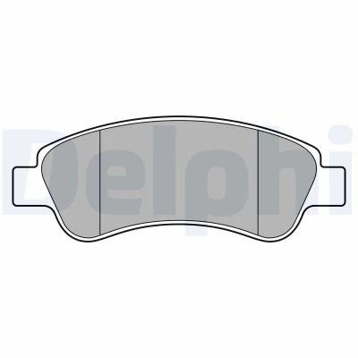 Immagine di DELPHI LP3660 Kit pastiglie freno Non predisposto per contatto segnalazione usura con lamierino anticigolío accessori OPEL: Corsa F Hatchback