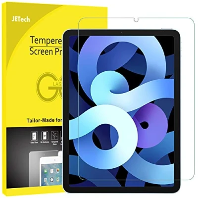 Immagine di JETech Pellicola Protettiva per iPad Air 5/4 (10,9 Pollici, Modello 2022/2020, 5ª/4ª Generazione), Vetro Temperato, Pacco da 1