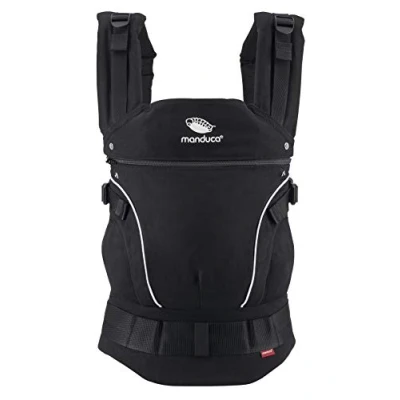 Immagine di manduca FIRST Marsupio Neonati &gt; Night Black &lt; Ergonomico in Cotone Biologico, per dalla Nascita e Bambini de 3,5 a 20 kg