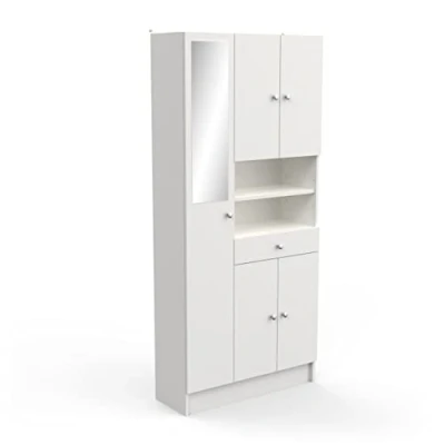 Immagine di 13Casa Flounder A1 Mobile bagno. Dim: 82x32x180 h cm. Col: Bianco. Mat: Melamina.