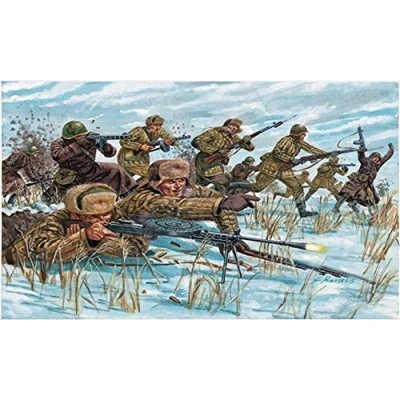 Immagine di Italeri 6069 WWII Russian Infantry (Winter Uniform) Scala 1:72