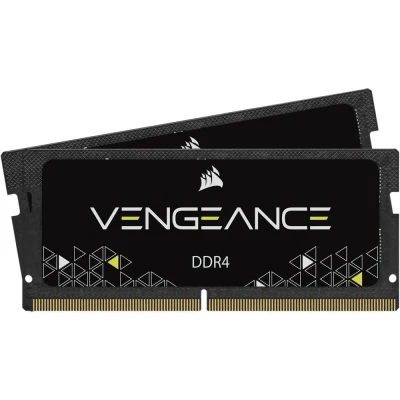 Immagine di Corsair Vengeance SODIMM 16GB (2x8GB) DDR4 2666MHz CL18 Memoria per Laptop/Notebook (Supporto Processori Intel Core i5 e i7 di Sesta Generazione), Nero