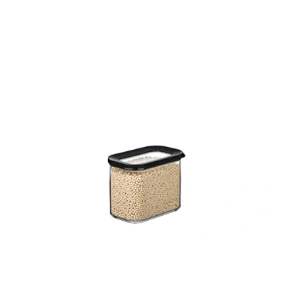 Immagine di Mepal Contenitore per Alimenti Modula Trasparente con Coperchio Organizzatori da Cucina e in Plastica Impilabile ed Ermetico 1000 ml Black