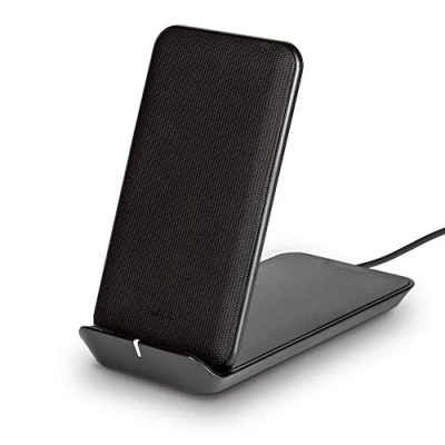 Immagine di Smpl Supporto per Caricabatterie Wireless Stazione di Ricarica Wireless, Certificato Qi, 10W, Compatibile con iPhone e Samsung Galaxy Nero