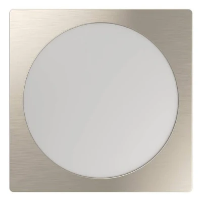 Immagine di Eglo Fueva 6 Faretto da incasso a LED, quadrato, soffitto, in plastica di colore argento e bianco, luce bianca calda fredda, 21,6 x cm