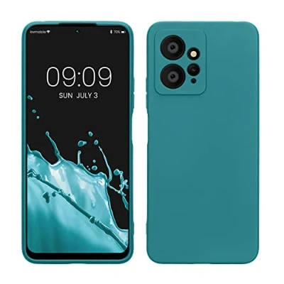Immagine di kwmobile Custodia Compatibile con Xiaomi Redmi Note 12 (4G) Cover Back Case per Smartphone in Silicone TPU Protezione Gommata petrolio matt