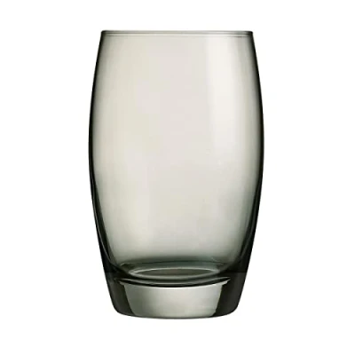Immagine di Arcoroc ARC J8491 Salto Color Studio Grey Set di 6 bicchieri da long drink, 350 ml, colore: Grigio