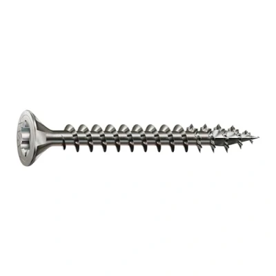 Immagine di SPAX Viti in acciaio inox, 4,0 x 25 mm, 180 pezzi, filettatura completa, testa svasata, T STAR plus T20, 4CUT, inox A2 800000287534