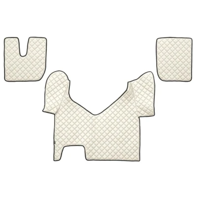 Immagine di F CORE FL27 CHAMP Set tappetino Finta pelle anteriore 3 bianco avorio