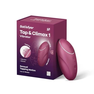 Immagine di Satisfyer Tap amp; Climax 1 Vibratore a sovrapposizione con funzione tapping Rosso