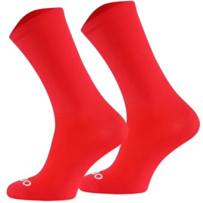 Immagine di TODO calze da ciclismo, unisex, traspiranti, con motivo, utilizzabili anche come per la corsa, Colore: rosso, 39 42