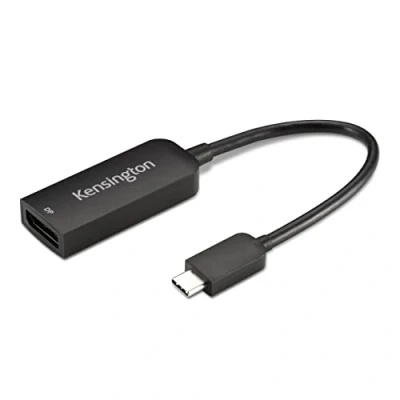 Immagine di Kensington Adattatore da USB C a DisplayPort 1.4 supporta 4K, video 8K, compatibile con Thunderbolt 3/4, CV5000DP