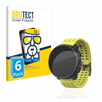 Immagine di brotect Pellicola Protettiva Vetro per Suunto Vertical Protezione Schermo (6 Pezzi) [Durezza Estrema 9H, Chiaro]