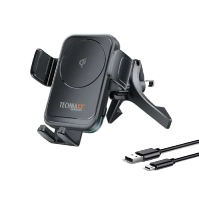 Immagine di Technaxx Caricatore A induzione 2 TX 322 5259 Uscite Standard Qi Nero
