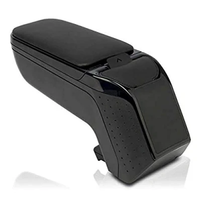 Immagine di ARMSTER 2 Bracciolo specifico, Nero per Fiat Punto Evo (2005 ), con vano portaoggetti e Pieghevole