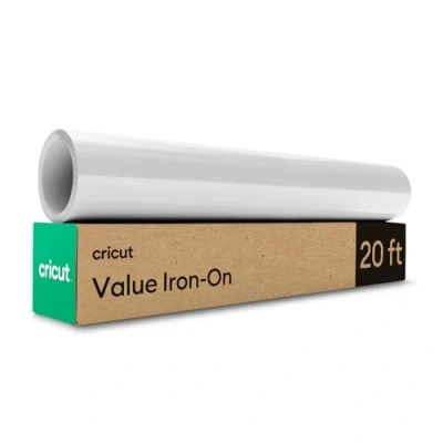 Immagine di Cricut Rotolo di vinile termoadesivo termoadesivo, 6 m, per l&#039;uso con tutte le macchine da taglio