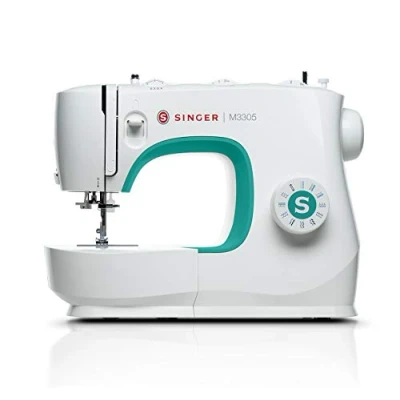 Immagine di Singer M3305 Macchina da Cucire Portatile, Semiautomatica, 23 Punti, Facile Utilizzare, Perfetta per Principianti di Alta Qualità