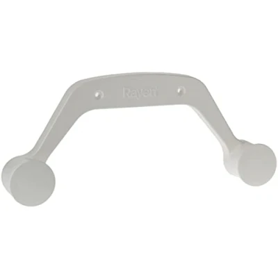 Immagine di Rayen Appendiabiti per asse da stiro Grande qualità Stabile e super resistente Facilità di montaggio Include viti tasselli Universale Risparmia spazio