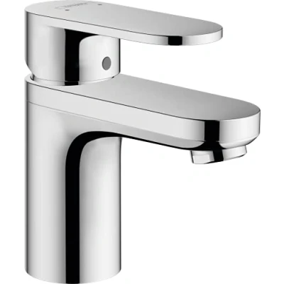 Immagine di hansgrohe Vernis Blend Miscelatore monocomando lavabo 100 con conduzione dell&#039;acqua isolata e salterello, cromo, 71571000