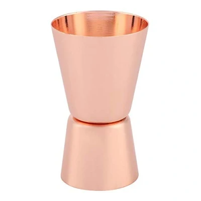 Immagine di Jigger, MAGT 15/30ml Jigger Bifacciale in acciaio inossidabile Liquore cocktail Vino Misurino Strumento per bevande misurino(Oro rosa)