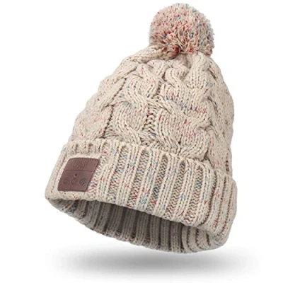Immagine di August EPA30 Bluetooth cap Berretto Invernale con Sistema di Cuffie Stereo Bluetooth, Microfono, Vivavoce e Batteria Ricaricabile Compatibile iPhone iPad Computer Tablet Smartphone