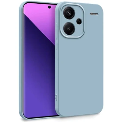 Immagine di MyGadget Cover per Xiaomi Redmi Note 13 Pro Plus 5G Custodia in Silicone Morbido a Doppio Strato Case con Protezione Fotocamera &amp; Fodera Interna Antigraffio Blu Chiaro