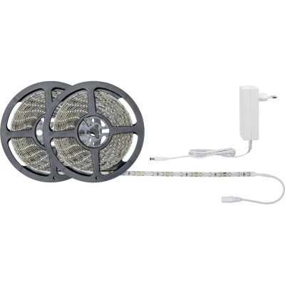 Immagine di Paulmann SimpLED 78977 Kit completo striscia LED con spina 12 V 10 m Bianco luce del giorno 1 pz.