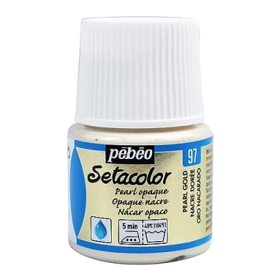 Immagine di Pebeo Setacolor 45 Ml Opaco Madreperla 097 Dorata