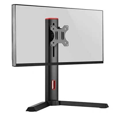 Immagine di Staffa di Montaggio per Touchscreen e Monitor PC, Stand Display Pro X Gamer, Flessibile, Regolabile, VESA 75x75/100x100, Supporto in Metallo Schermi da 17 a 32 Pollici Nero