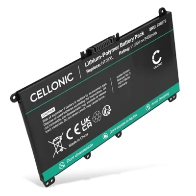 Immagine di CELLONIC Batteria Compatibile con HP Pavilion 15, 250 G7, 255 HT03XL, ht03041xl, L11119 855 3400mAh 11.55v Ricambio per Portatili, Notebook, Laptop
