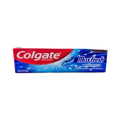 Immagine di Colgate Max Fresh With Cooling Crystals Cool Mint 100 ml, confezione da 4