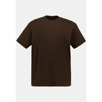 Immagine di JP1880 Motiv AUF DER BRUST,RUNDHALSAUSSCHNITT Tshirt basic, Uomo, Taglia: 3XL, Mahagonibraun