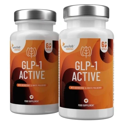 Immagine di GLP 1 con Berberina, Cromo e Gelso Bianco, Vegano, 120 Capsule, Essentials Active di Sensilab