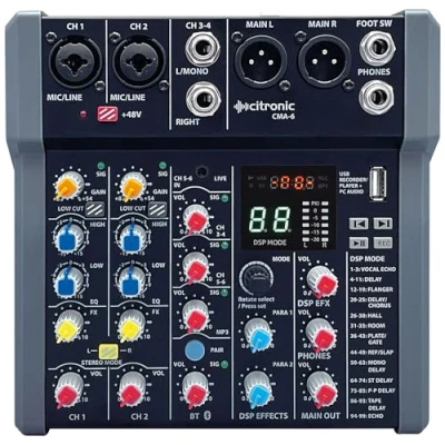 Immagine di CMA 6 Compact Mixer with DSP FX and BT/USB
