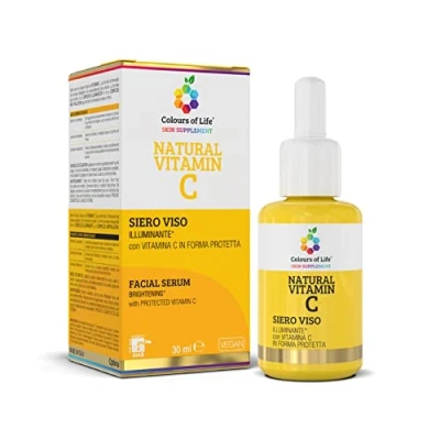 Immagine di Siero viso ILLUMINANTE con Vitamina C in forma PROTETTA 30 ml ad azione antiossidante e antinvecchiamento