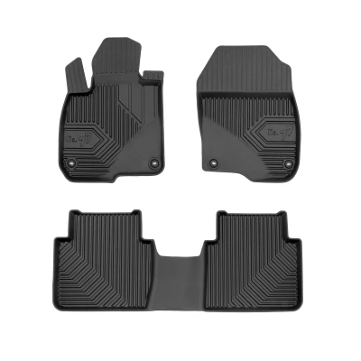 Immagine di FROGUM No. 77 77425897 Set tappetino TPE (elastomero termoplastico) anteriore e posteriore 3 nero Su misura