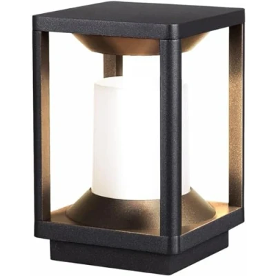 Immagine di Budbuddy 20W LED Lampade da Giardino con Attacco E27 Luci Nero Lampioni Esterno Moderno IP65 per Porta Recinzione Balcone Cortile Paesaggio Cancello Patio Colonne