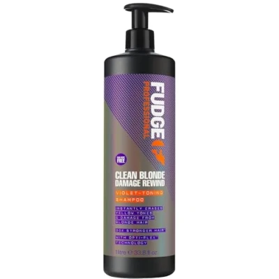 Immagine di Fudge Clean Blonde Damage Rewind Violet Toning Shampoo 1.000 ml