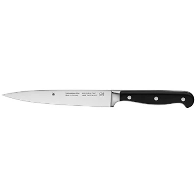 Immagine di WMF Spitzenklasse Plus Coltello da Preparazione, con Tecnologia Performance Cut, Acciaio Inox, Nero, 16 cm