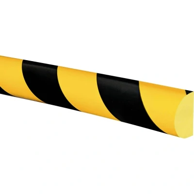 Immagine di Moravia 422.22.446 Protezione antiurto per superfici giallo nero autoadesive 1.000 mm (L x L A) 1000 28 40