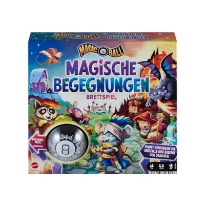 Immagine di Mattel Games Magic 8 Ball Board Game, Versione: Tedesco, HPJ69