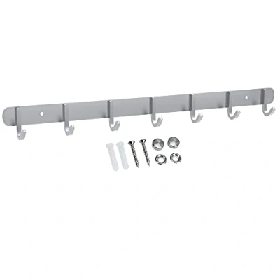 Immagine di INTIRILIFE Appendiabiti in Acciaio Inox Modell D 7 Gancio da Parete attaccapanni Muro 5 Diversi Modelli