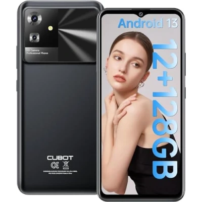 Immagine di CUBOT Note 21 Smartphone Android 13 12(6+6) GB+128GB/1TB Telefono Cellulare, 50MP+8MP Fotocamere, 6.56&quot; HD+ Schermo, 5200mAh Battery, Dual SIM 4G Cellulari, Face ID Unlocked/GPS/OTG/BT5.0