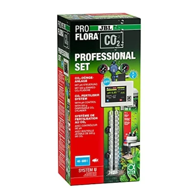 Immagine di JBL PROFLORA CO2 PROFESSIONAL set U, completo di fertilizzanti per 40 600 l, con controllo automatico e pH, bottiglia usa getta accessori completi
