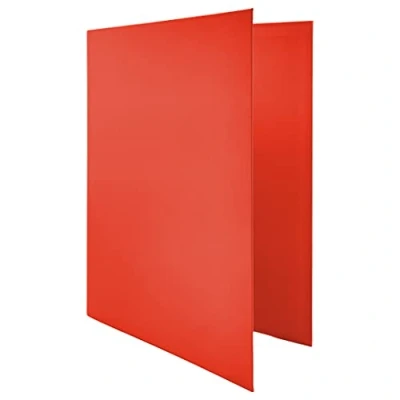 Immagine di Raylu Paper® raccoglitore 4 anelli a D da 25 mm, A4 con per riporre documenti, formato 33,5 cm di altezza x 26 larghezza e dorso spessore (rosso)
