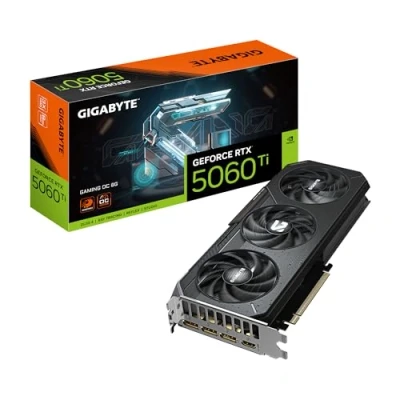 Immagine di Gigabyte GeForce RTX 5060 Ti GAMING OC 8G Scheda Grafica 8 GB GDDR7, 128 bit, PCI E 5.0, 2647 MHz Frequenza del core, 3 x DisplayPort, 1 HDMI, GV N506TGAMING 8GD