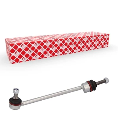 Immagine di FEBI BILSTEIN 106868 Bielletta barra stabilizzatrice Assale anteriore Sx 260,3 M12 x 1,5 con dado autobloccante, senza perno conico Acciaio