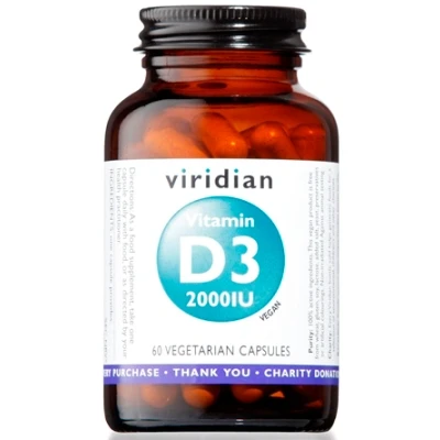 Immagine di Vitamin D3 2000 IU 60 capsule Integratore di vitamina per ossa e sistema immunitario
