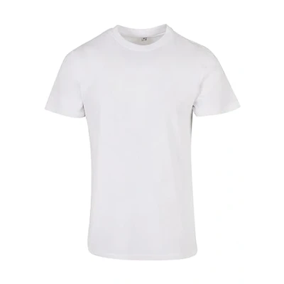 Immagine di Build Your Brand Maglietta Basic con Scollo Rotondo T Shirt, Bianco, XL Uomo