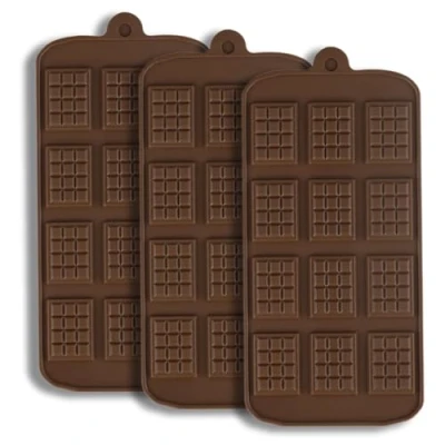 Immagine di 3 Pezzi Cioccolatini Stampi Set, per Antiaderenti, in Silicone Cioccolato Fatto a Mano, Dolci e Caramelle